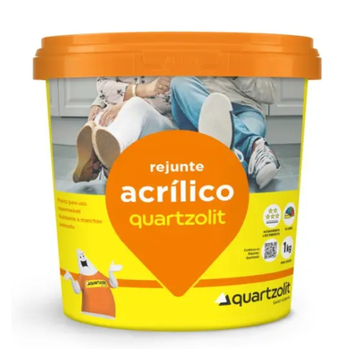 Rejunte Acrílico Branco de 1 Kg Quartzolit
